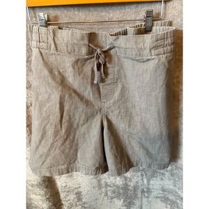 Magellan Outdoors Womens Gray Elastic Waist Drawstring Hiking Shorts Size 2X